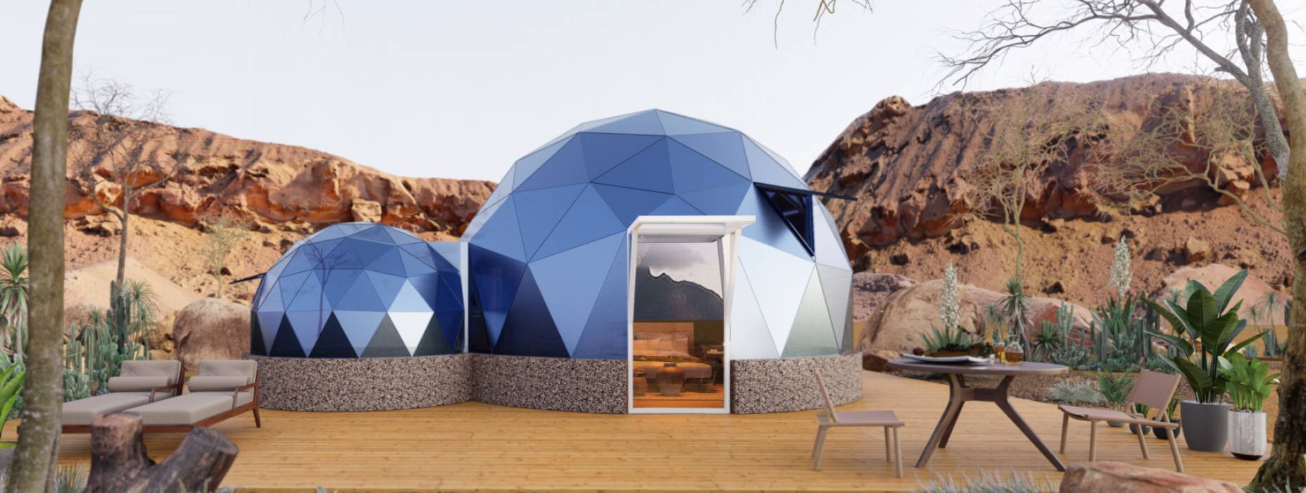 华宁县球形智能光伏玻璃星空房